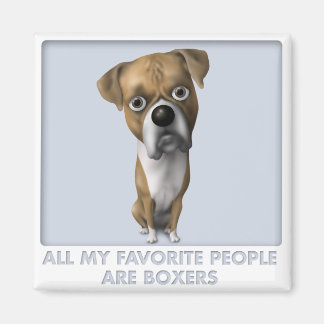 Boxer-Favorit (nicht zugeschnitten) Magnet