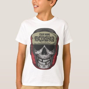 Boxer Fight Club Skelett Boxgymnasium T-Shirt