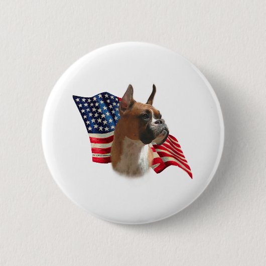 Boxer Flag Button (Vorderseite)