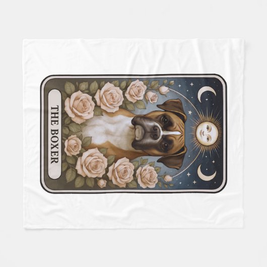 Boxer Fleecedecke (Vorderseite (Horizontal))