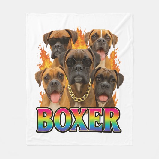 Boxer fleecedecke (Vorderseite)