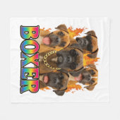 Boxer fleecedecke (Vorderseite (Horizontal))