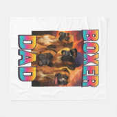 Boxer Fleecedecke (Vorderseite (Horizontal))