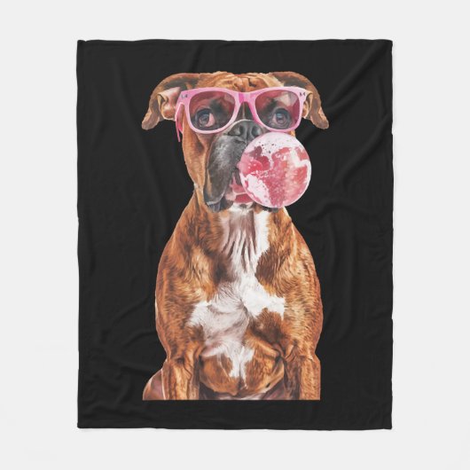 Boxer Fleecedecke (Vorderseite)