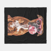 Boxer Fleecedecke (Vorderseite (Horizontal))