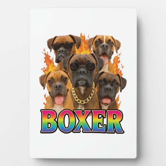 Boxer fotoplatte (Vorderseite)