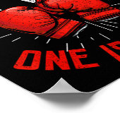 Boxer Funny Boxing Poster (Ecke)
