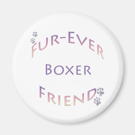 Boxer Furever Magnet (Vorne)