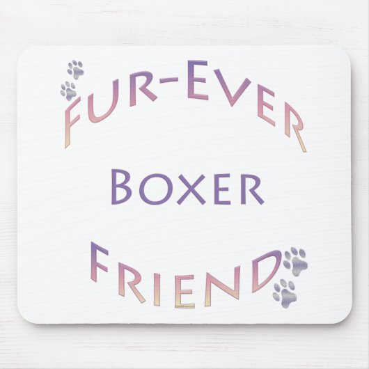 Boxer Furever Mousepad (Vorne)