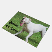Boxer Fußmatte (Schrägansicht)
