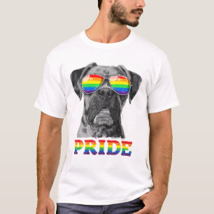 Boxer Gay Pride LGBT Rainbow Flag Sonnenbrille LGB T-Shirt