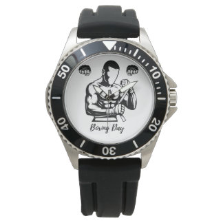BOXER GESCHENK FÜR MÄNNER ARMBANDUHR