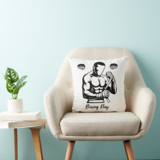 BOXER GESCHENK FÜR MÄNNER KISSEN
