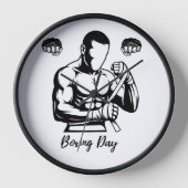 BOXER GESCHENK FÜR MÄNNER UHR (Vorderseite)