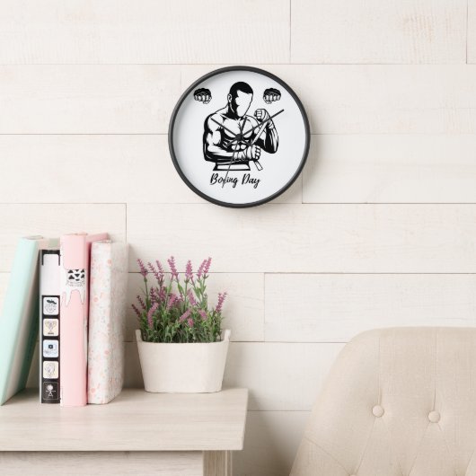 BOXER GESCHENK FÜR MÄNNER UHR (Lesesaal)
