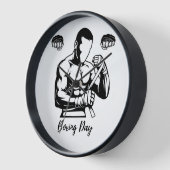 BOXER GESCHENK FÜR MÄNNER UHR (Winkel)