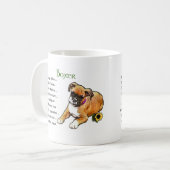 Boxer Geschenke Kaffeetasse (Vorderseite Links)