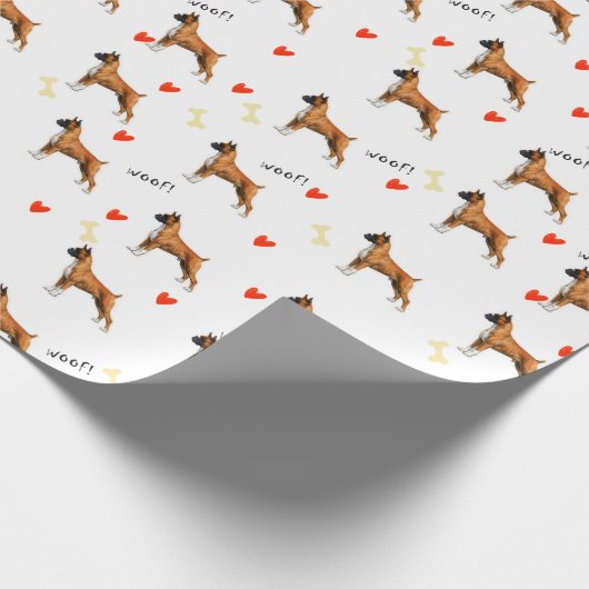 Boxer Geschenkpapier (Ecke)