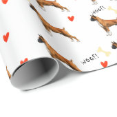Boxer Geschenkpapier (Rolleneckpunkt)