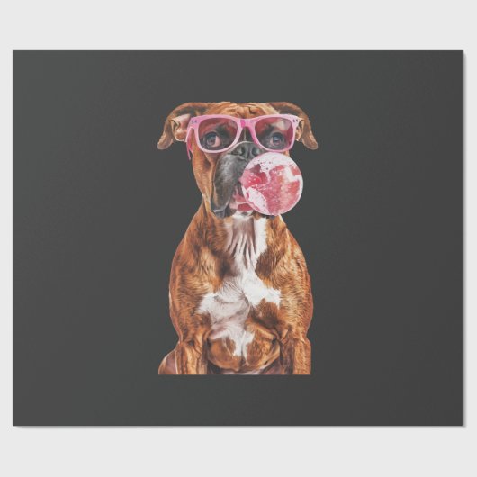 Boxer Geschenkpapier (Flach)