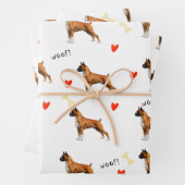 Boxer Geschenkpapier Set (Beispiel)