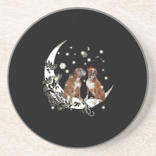 Boxer Getränkeuntersetzer (Vorne)