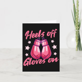 Boxer Girl Martial Arts Boxing Box Club Karte