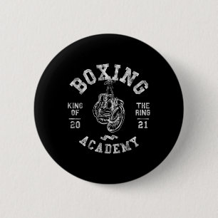 Boxer Gloves Vintag Retro-Stil König der Ring Button
