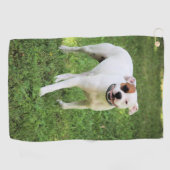 Boxer Golfhandtuch (Horizontal)