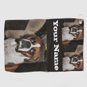Boxer Golfhandtuch (Horizontal)