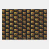 Boxer Grafik-Word-Kunst Geschenkpapier Set (Vorderseite 2)