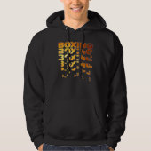 Boxer Grafik-Word-Kunst Hoodie (Vorderseite)