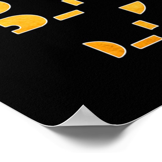 Boxer Grafik-Word-Kunst Poster (Ecke)