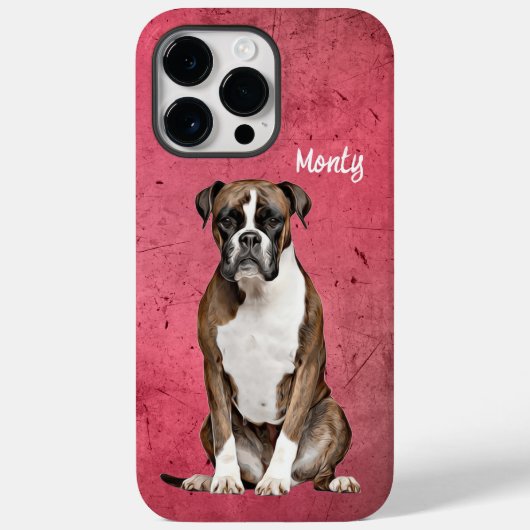 Boxer Grunge Case-Mate iPhone Case (Rückseite)