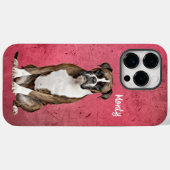 Boxer Grunge Case-Mate iPhone Case (Rückseite (Horizontal))