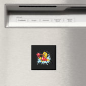 Boxer-Gummiente mit Boxhandschuhen Kickboxen Fu Magnet (In Situ (Geschirrspüler))