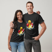 Boxer-Gummiente mit Boxhandschuhen Kickboxen Fu T-Shirt (Unisex)