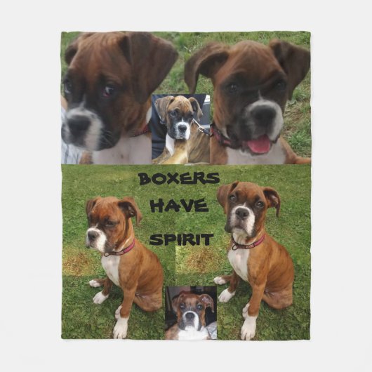 BOXER HABEN SPIRITT COLLAGE Fleece (Vorderseite)