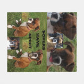 BOXER HABEN SPIRITT COLLAGE Fleece (Vorderseite (Horizontal))