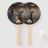 Boxer Halloween Beängstigend Fächer (Vorne und Hinten)