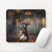 Boxer Halloween Beängstigend Mousepad (Mit Mouse)