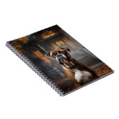 Boxer Halloween Beängstigend Notizblock (Rechte Seite)