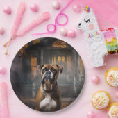 Boxer Halloween Beängstigend Pappteller (Party)