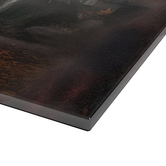 Boxer Halloween Beängstigend Schneidebrett (Ecke)