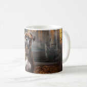 Boxer Halloween Gruselig Kaffeetasse (VorderseiteRechts)