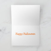 Boxer Halloween Grußkarte Karte (Innenseite)