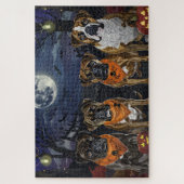 Boxer Halloween Spooky Puzzle (Vertikal)