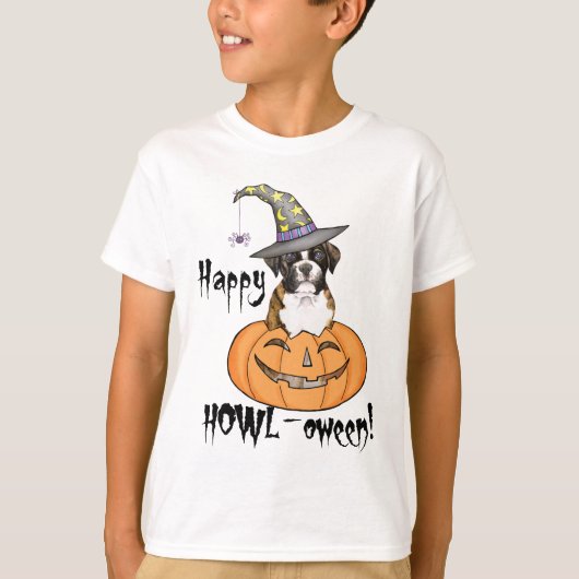 Boxer Halloween T - Shirt (Vorderseite)