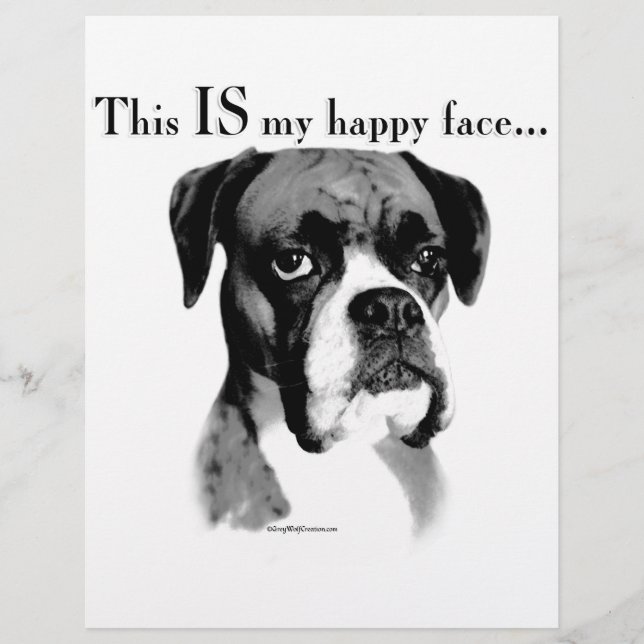 Boxer Happy Face (Vorderseite)