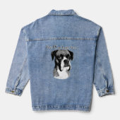 Boxer Happy Face Denim Jacket Jeansjacke (Rückseite)
